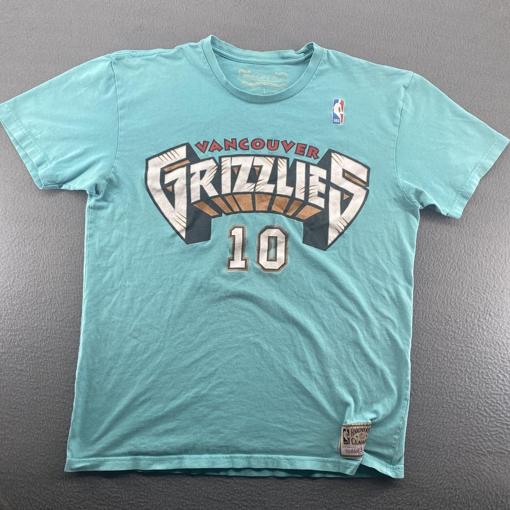 Vancouver Grizzlies Shirt Mens Large‎ NBA Basketball Mitchell & Ness Bibby 10